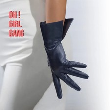 Leder Stulpenhandschuhe  - neu