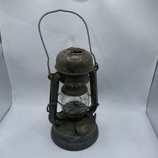 Feuerhand 176 Pilzkopf WWII Jena Wehrmacht Laterne Original Vintage Sturmlaterne