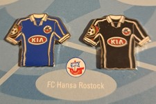 Pin seltener FC Hansa Rostock Saison 2001 / 2002 Trikotsatz * Sammlerzustand