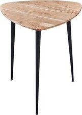 Couchtisch Natur 60x60 cm Schwarz B-WARE 42099