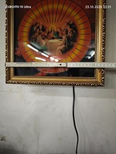 Jesus das letzte Abendmahl - Licht Effekt Wandbild