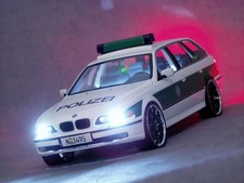 Modellauto polizei bmw e39 - polizei,