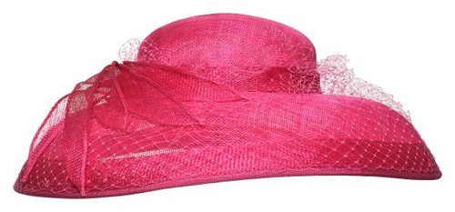 Mcburn sinamay big saucer - sinamay,