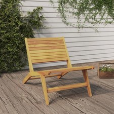 Gartenstuhl Massivholz Teak Terrassenstuhl Holzstuhl mehrere Auswahl vidaXL