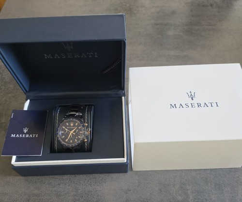 Maserati sfida herren uhr blau - maserati,