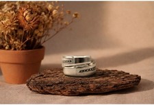 Ring aus einem versilberten