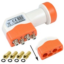 TechniSat QUATTRO LNB digital Sat FULL HD 4K UHD ► für Multischalter Multiswitch