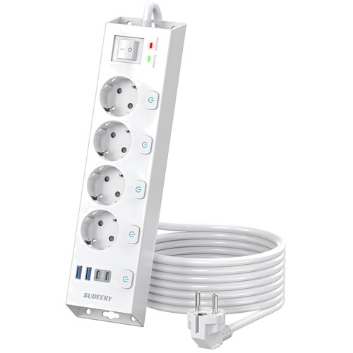 Mehrfachsteckdose fach mit - 4,