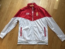 Ungarn Hungary DRK Trainingsjacke Gr. L weiß rot Sport Jacke