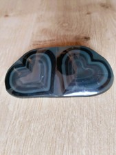 Regenbogen Obsidian poliert