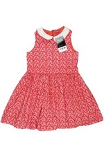 Room Seven Kleid Mädchen Mädchenklied Dress Gr. EU 116 Baumwolle Rot #00rcdcp