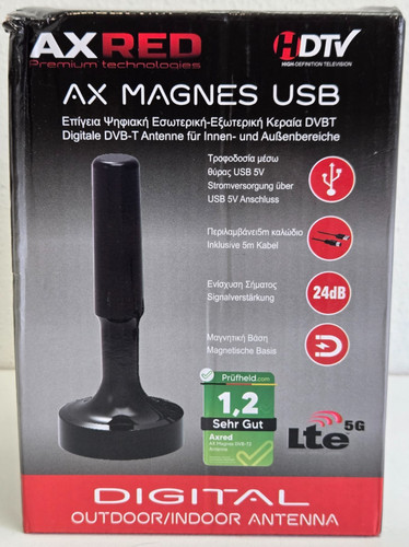 Axred magnes dvb antenne - axred, dvb-t2