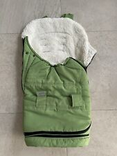 Teutonia Fußsack Apfelgrün Fell Winterfußsack