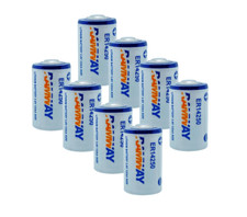 8x Lithium Batterie 3,6V