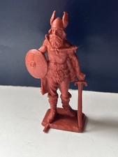 WIKINGER mit Schwert und Schild Figur braun Hersteller unbekannt ca 5,5 cm