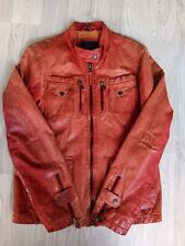  Chevirex Damen Hohe Qualität Lederjacke Gr. 38