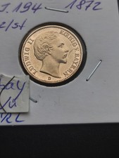 20 Mark Gold Bayern Ludwig II