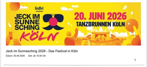 Tickets einzelverkauf - tickets,,