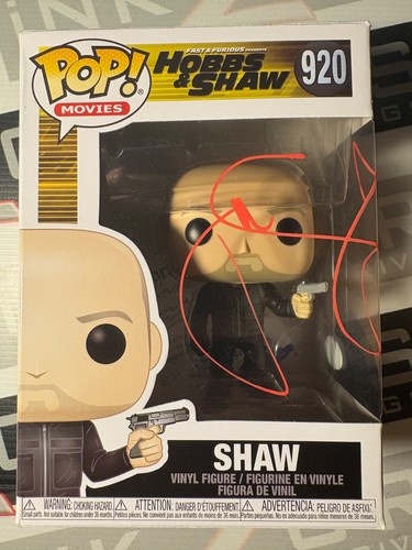 Deckard shaw funko pop - shaw, signed