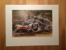 Poster Porsche 906 Carrera 6 Nürburgring 1968 "Walter Gotschke"