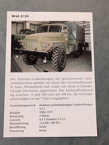 Ural 375d militärfahrzeug - ural-375d,