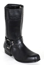 Bikerstiefel Motorradstiefel Cruiser Biker Leder True Vintage Highway 44