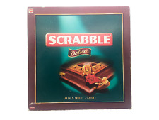 Scrabble Deluxe Mattel Lege Gesellschaftsspiel VIntage Komplett Gut