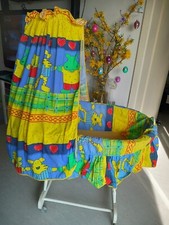 Stubenwagen Kinder Babys Korbwagen Babybett Himmelbett Puppenbett Antik