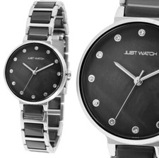 Damen Frauen Uhr edel Silber