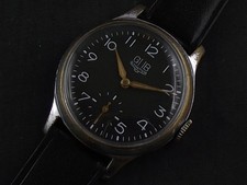 Tolle black  Original GUB Glashütte 60 klassische Vintage Herrenuhr