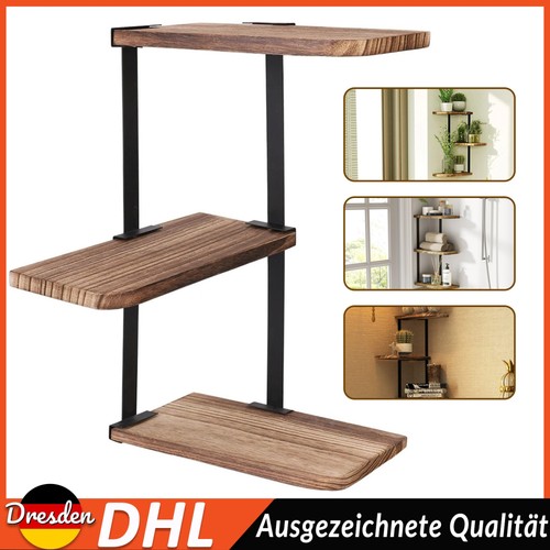 Rustikales holz wandregal - rustikales,