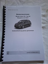 Skoda Fabia 3 NJ, Bj.2014-2018 Reparaturleitfaden, Handbuch 