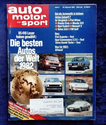 Auto motor sport ams 1982 - ams, 3/1982