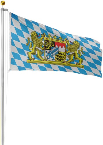 Aluminium fahnenmast 80 - fahnenmast, 20