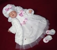  ♥ 4-Tlg Taufkleid+