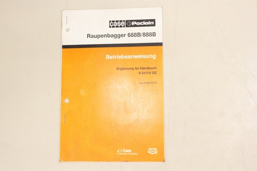 Case poclain raupenbagger - raupenbagger, 688b