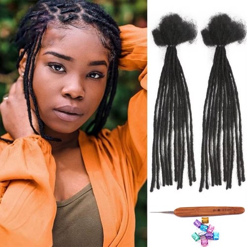 Zoll echthaar dreadlocks - 8-24,