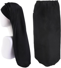 Satin Schlafhaube Für Lange Haare, Seidentuch Zum Schlafen, Silk Bonnet, Schützt