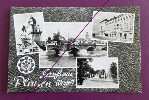 Postkarte plauen vogtland - postkarte,