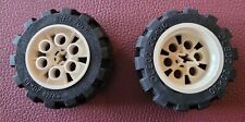 Lego Technic Rad Reifen Räder 20x30 Felge weiß Ballon Technik 2x6581 + 2x6582