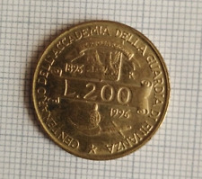 200 LIRE 1996 R  Rom  100 Jahre Akademie der Guardia di Finanza VZ  KM#184