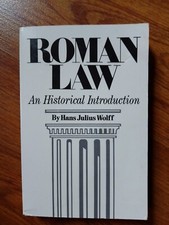 Roman Law , Hans Julius Wolff