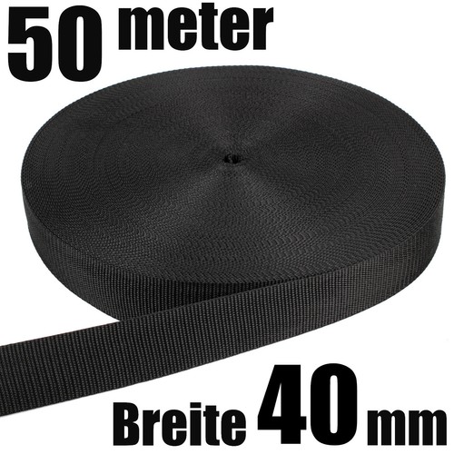 Schwarz 50 meter - schwarz, mm