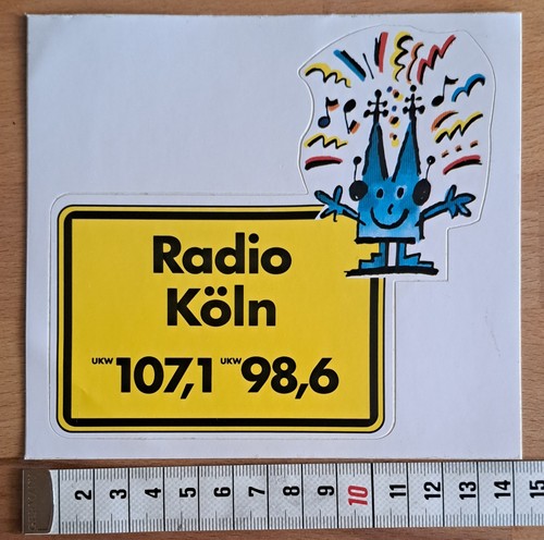 Alter aufkleber sticker - sticker, radio