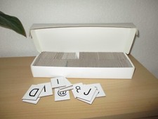 Buchstaben und Zahlen Tafeln, TCM.