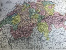 1943: Karte der Schweiz