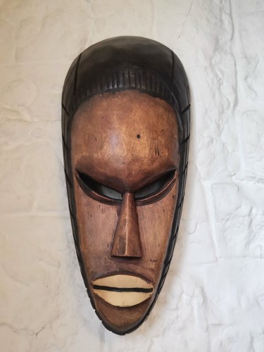 Afrikanische holzmaske 70er - afrikanische,