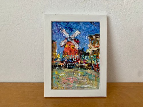 Paris moulin rouge - moulin, frankreich