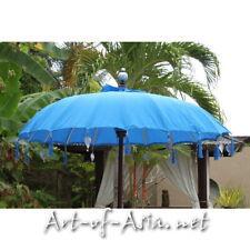 Bali Sonnenschirm Gartenschirm Dekoschirm Asia-Schirm Azur Blue