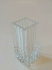 70er Jahre Kristallglas Blumenvase, Vase, 9,5 cm